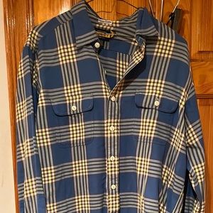Rugby Polo mens flannel shirt